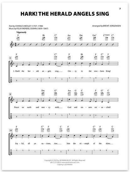Christmas Hymn-Alongs - arr. Brent Jorgensen - Ukulele