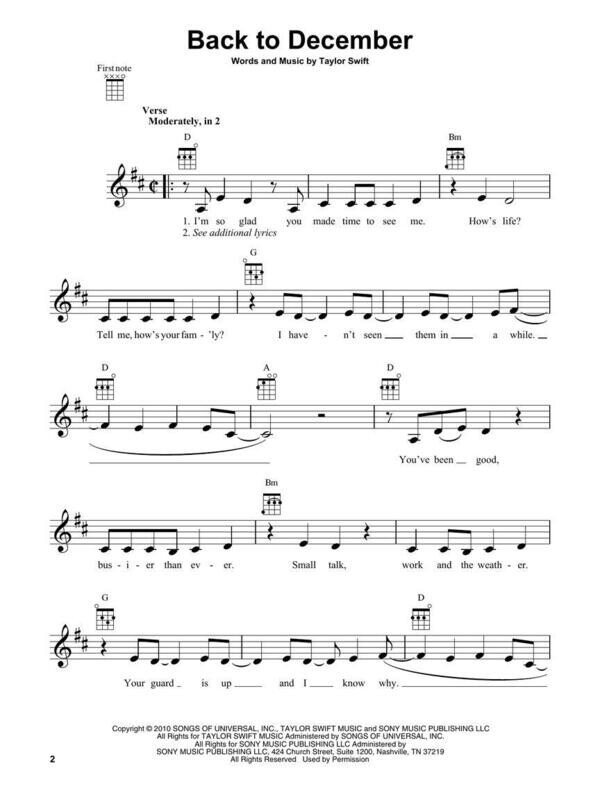 Taylor Swift - Ukulele Collection