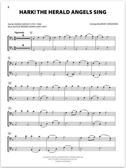 Christmas Hymn-Alongs - arr. Brent Jorgensen - Bassoon