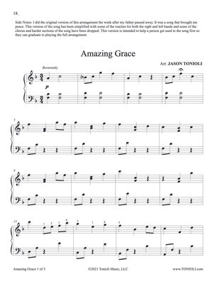 Easier Piano Hymns 1 - Sacred Piano Solos arr. Jason Tonioli
