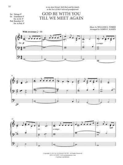Organ Postludes, Vol. 8 arr. James C. Kasen