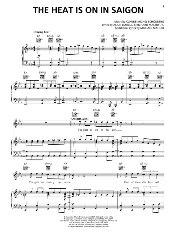 Miss Saigon - Vocal Selections
