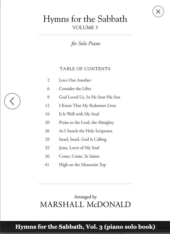 Hymns for the Sabbath, Volume 3 by Marshall McDonald