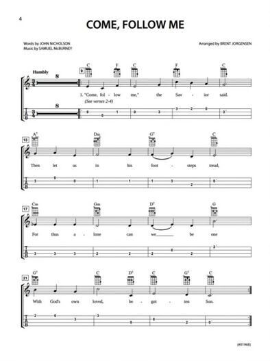 Hymn-Alongs Vol. 1 - arr. Brent Jorgensen - Ukulele