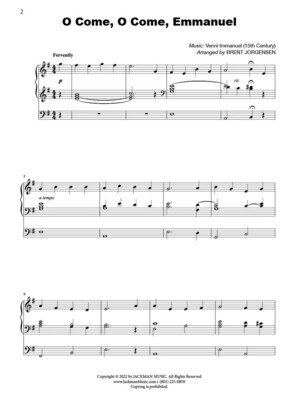 New Organist Christmas, Vol. 2 arr. Brent Jorgensen