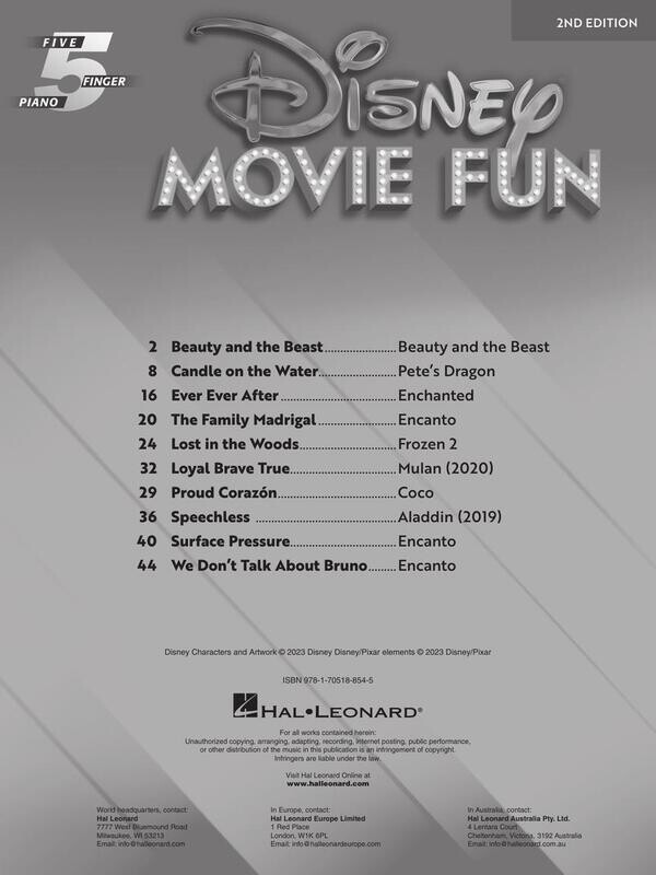 Disney Movie Fun - 5 Finger