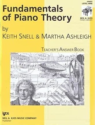 Fundamentals of Piano Theory, Level 9 Answer Book