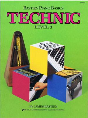 Bastien Piano Basics Technic Level 3 *