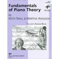 Fundamentals of Piano Theory, Level 1 Answer Book