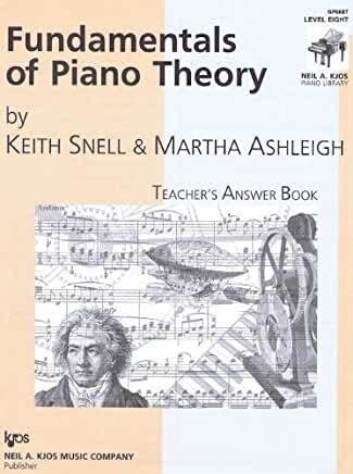 Fundamentals of Piano Theory, Level 8 Answer Book