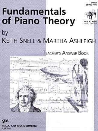 Fundamentals of Piano Theory, Level 5 Answer Book