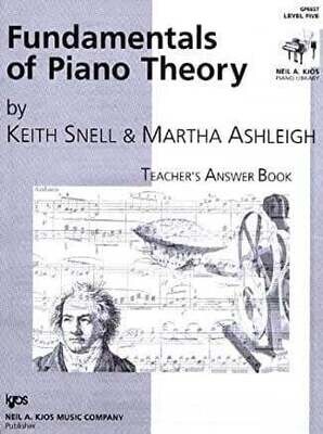Fundamentals of Piano Theory, Level 5 Answer Book