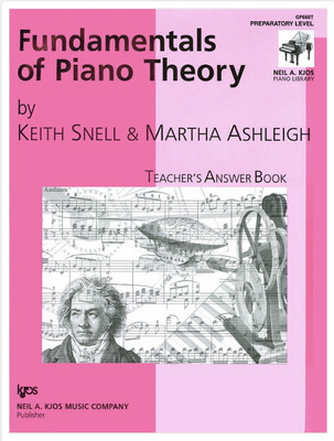 Fundamentals of Piano Theory, Prep Level Answer Book