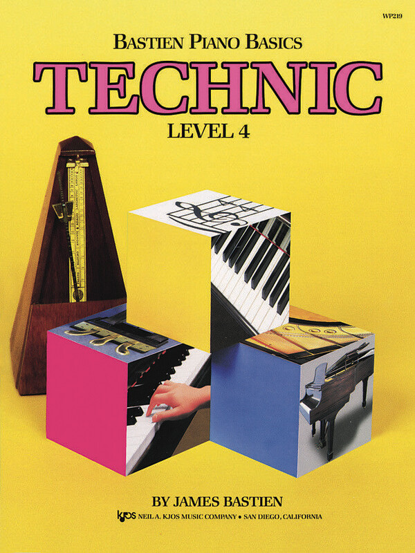 Bastien Piano Basics Technic, Level 4 *