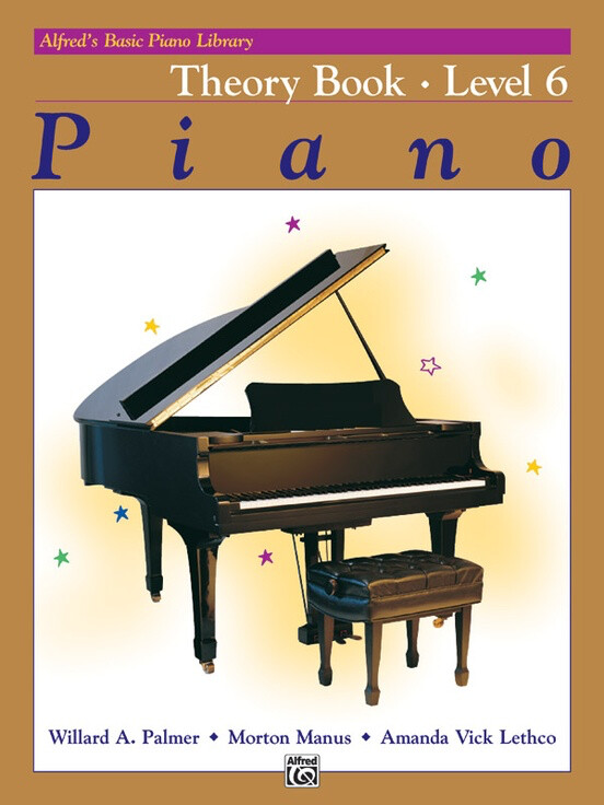 Alfred&#39;s Basic Piano Library Theory, Level 6 *