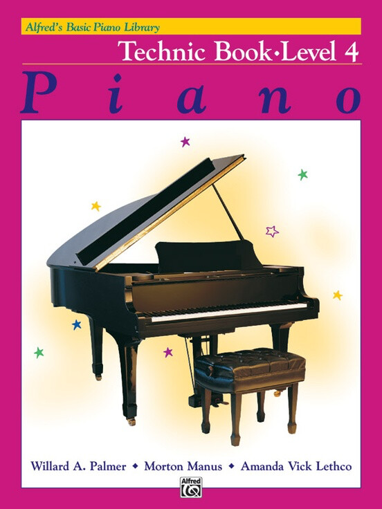 Alfred&#39;s Basic Piano Library Technic Book Level 4 *