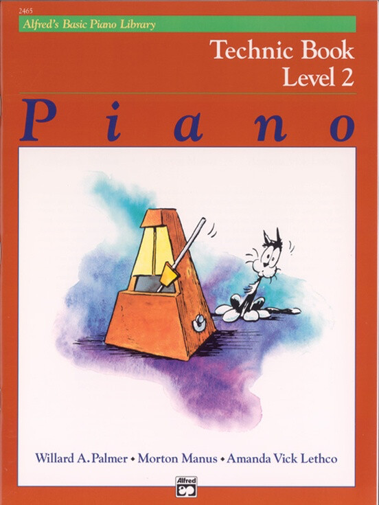 Alfred&#39;s Basic Piano Library Technic Book Level 2