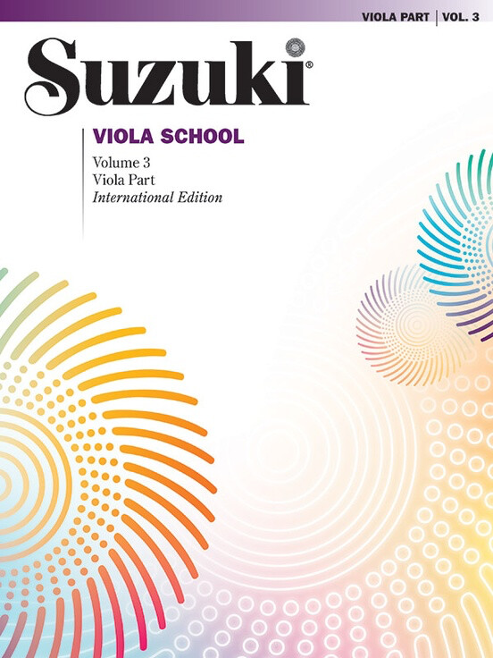 Suzuki Viola School, Volume 3 - Viola Part (International Edition)