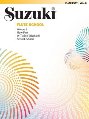 Suzuki Flute School, Volume 8 - Flute Part (International Edition)