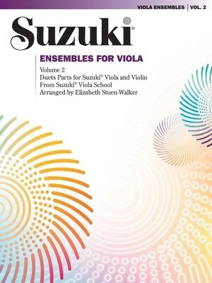 Suzuki Viola Ensembles for Viola Volume 2 Revised Edition