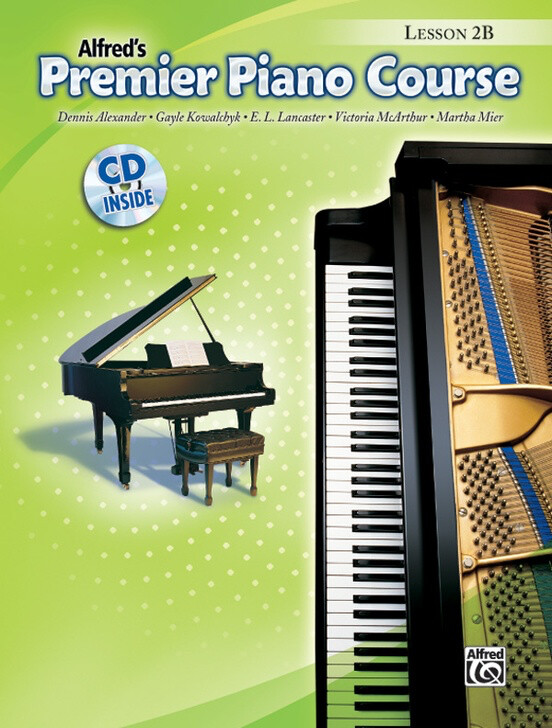 Alfred&#39;s Premier Piano Course Lesson Book 2B CD Included