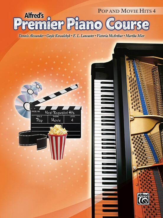 Alfred&#39;s Premier Piano Course Pop And Movie Hits 4