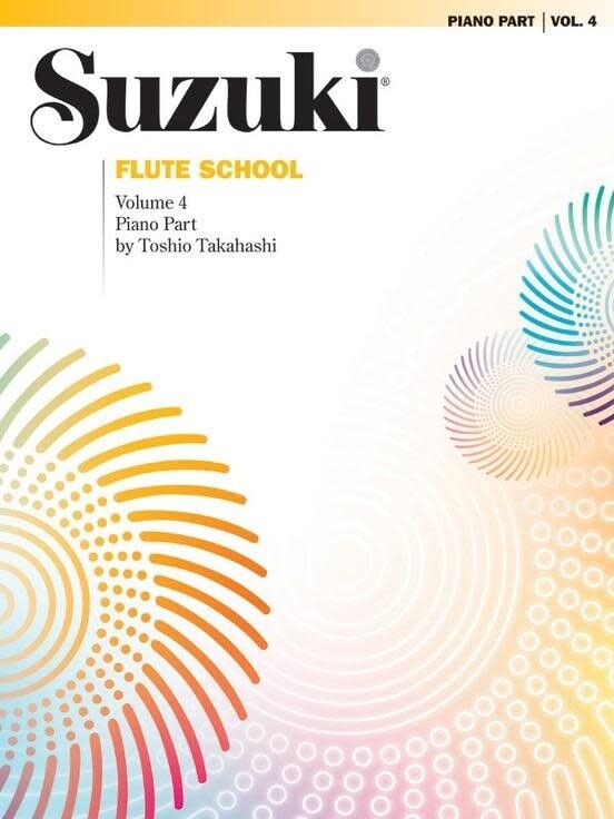 Suzuki Flute School, Volume 4 - Piano Acc. (International Edition)