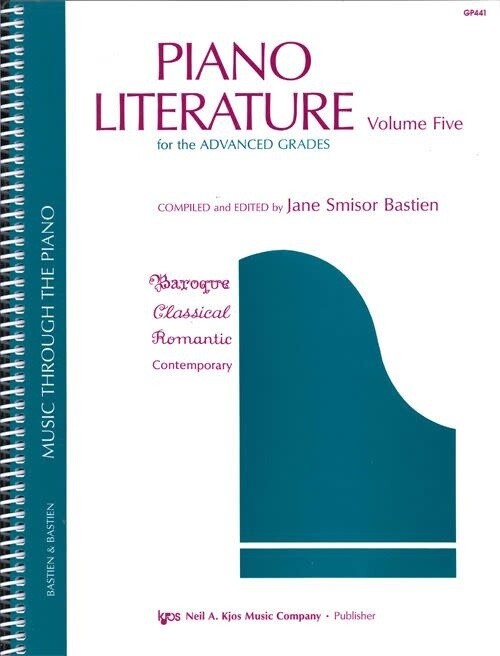 Bastien Piano Literature, Volume 5