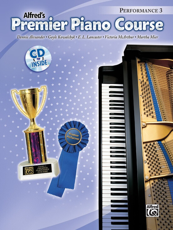 Alfred&#39;s Premier Course Performance Book 3 CD Included