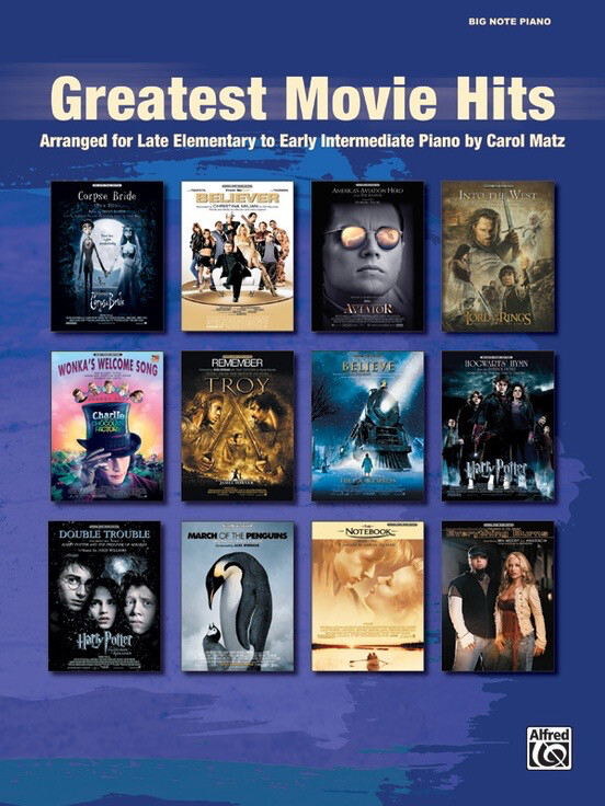 Greatest Movie Hits - Big Note arr. Carol Matz