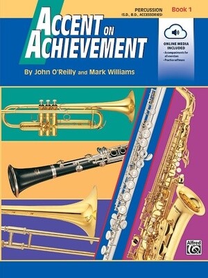 Accent on Achievement, Book 1 with Online Media - Percussion