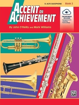 Accent on Achievement, Book 2 with Online Media - Alto Sax
