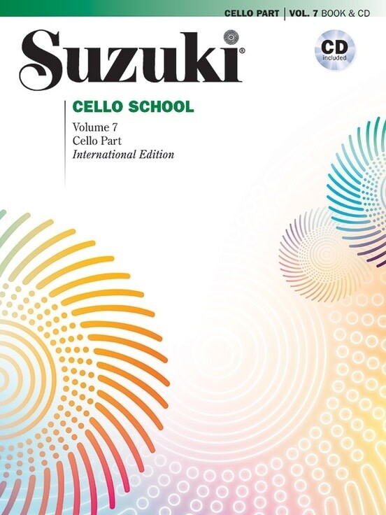 Suzuki Cello School, Volume 7 - Cello Part with CD (International Edition)