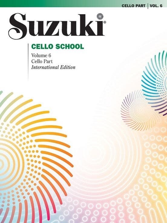 Suzuki Cello School, Volume 6 - Cello Part (International Edition)