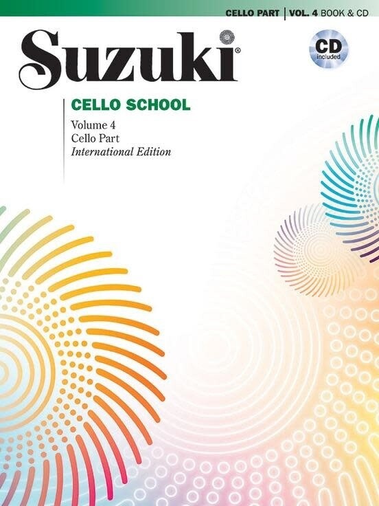 Suzuki Cello School, Volume 4 - Cello Part with CD (International Edition)