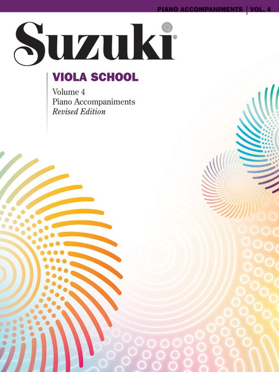 Suzuki Viola School, Volume 4 - Piano Accompaniment (International Edition)