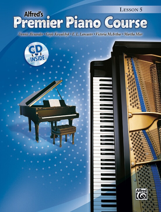Alfred&#39;s Premier Piano Course Lesson Book 5 CD Included
