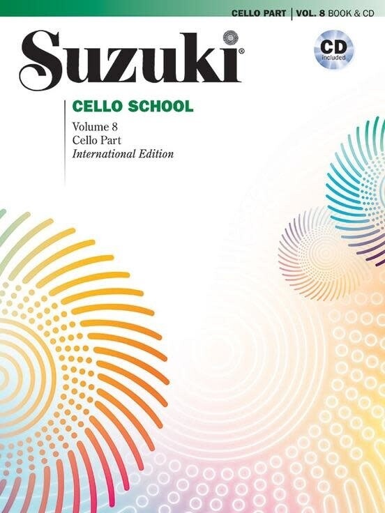 Suzuki Cello School, Volume 8 - Cello Part with CD (International Edition)