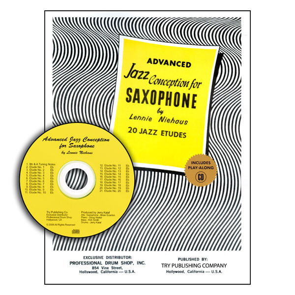 Advanced Jazz Conception for Saxophone by Lennie Niehaus