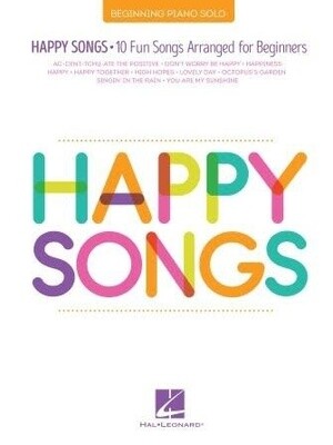 Happy Songs for Beginning Piano (Big Note)