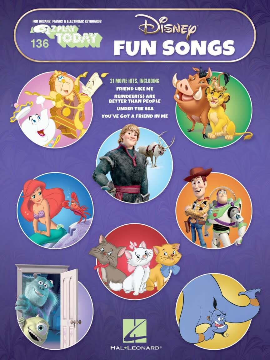 Disney Fun Songs - E-Z Play Today (5 Finger)