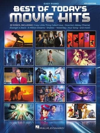 Best of Today’s Movie Hits - Easy Piano