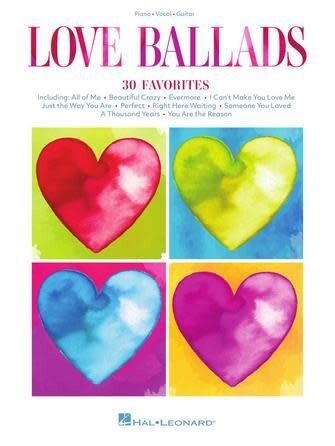 Love Ballads - 30 Heart-Warming Favorites PVG