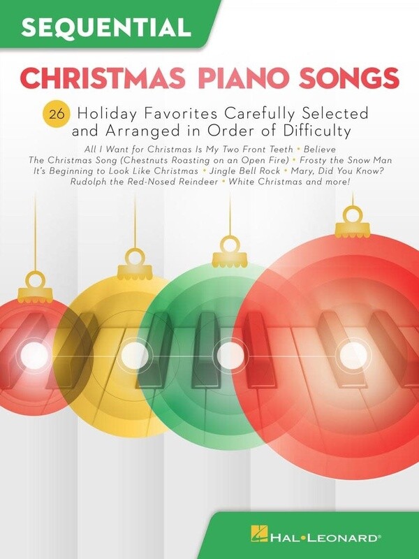 Sequential Christmas Piano Songs (arranged in order of difficulty)