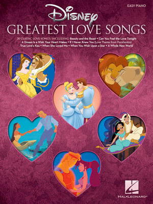 Disney Greatest Love Songs - Easy Piano