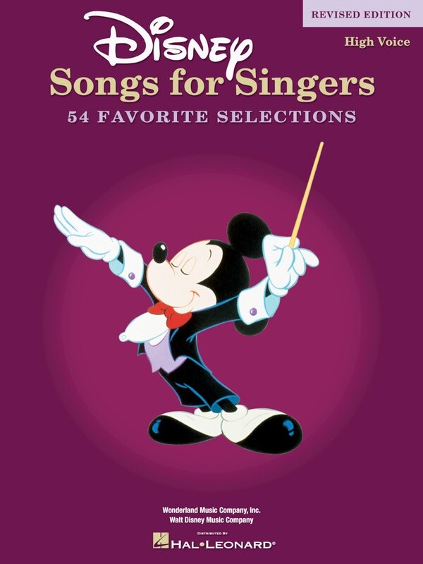 Disney Songs for Singers - 54 Classics for High Voice