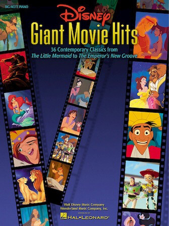 Disney&#39;s Giant Movie Hits for Big-Note Piano