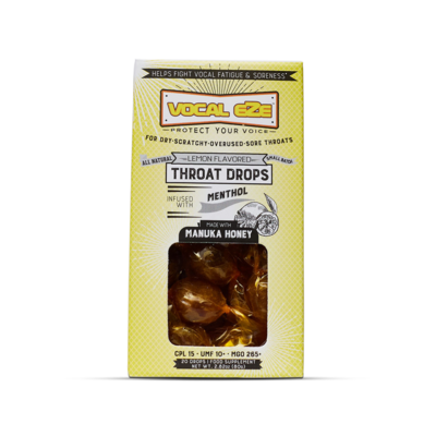 Vocal Eze Lemon Throat Drops - 20 Count Package