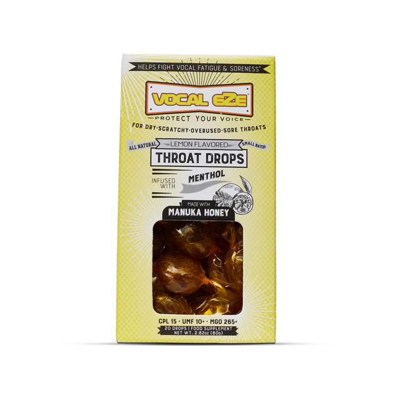 Vocal Eze Lemon Throat Drops - 20 Count Package