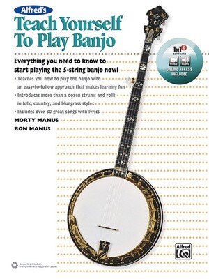 Alfred’s Teach Yourself to Play Banjo + CD